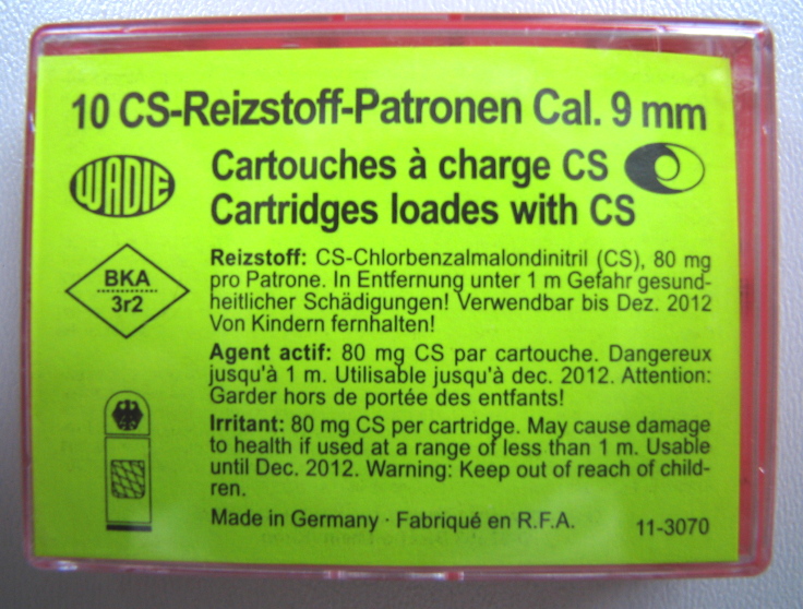 foto N�BOJKA/WD 9mm/380 CS PARALYZUJ�C�